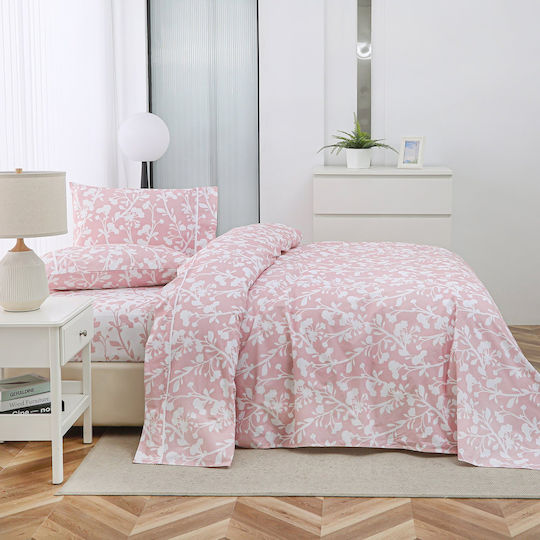 Liolios Home Sheet Sets Queen 245x270cm. Viola Viola 4pcs