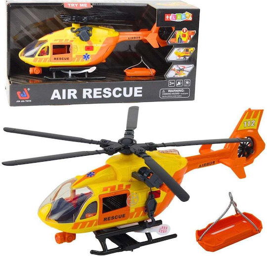 Lean Toys Rescue Remote Controlled Helicopter Orange