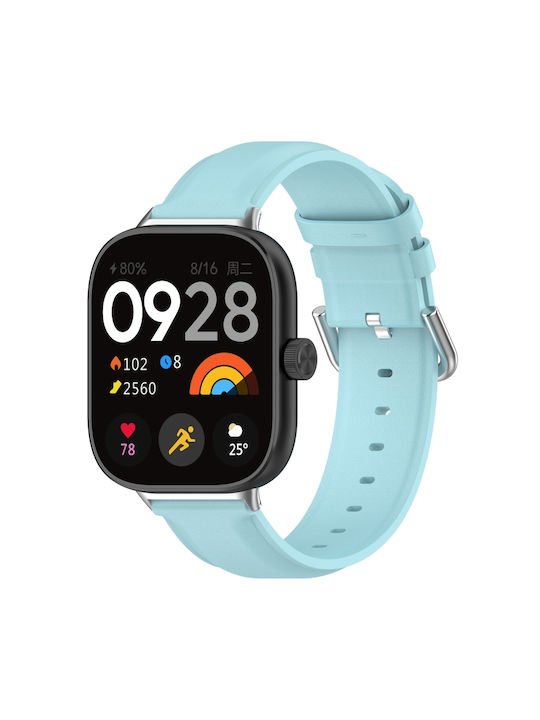 Λουράκι Δερμάτινο Γαλάζιο (Smart Band 9 Pro)