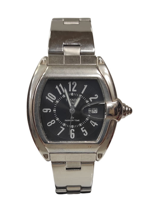 Fashion Time Damen Uhr mit Silber Metallarmband