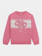 Kids Sweatshirt Bright Pink Active