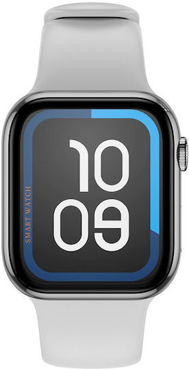 XO M50 Pro Smartwatch with Heart Rate Monitor (Silver)