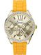 Cheeky Women's Watch with Yellow Rubber Strap