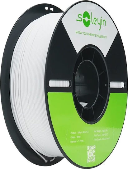 Creality3D Soleyin Ultra PLA Filament imprimantă 3D 1.75mm Matt White 1kg