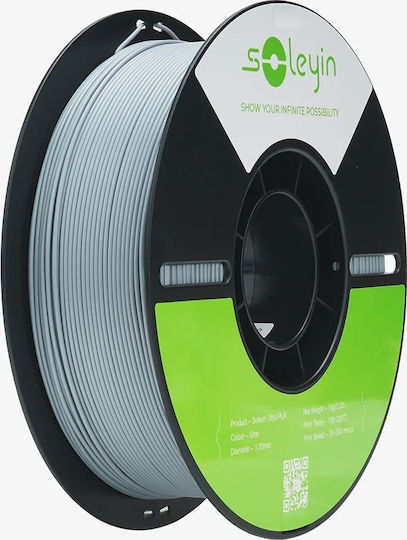 Creality3D Soleyin Ultra PLA 3D Printer Filament 1.75mm Gray 1kg