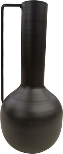 Βάζο Μεταλλικό Μαύρο 11xΥ25cm