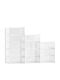 Vevor Plastic Cutie de Depozitare cu Capac Alb 34x23x14cm 12buc