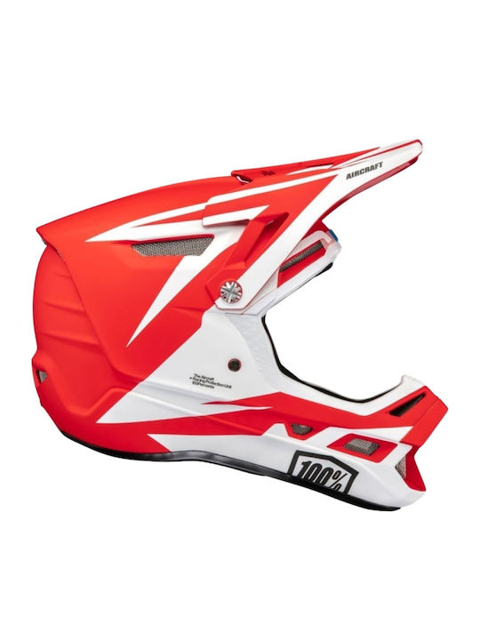 100% Full Face Κράνος Ποδηλάτου Βουνού / Downhill / BMX Κόκκινο 100% Full Face Κράνος Ποδηλάτου Βουνού / Downhill / BMX Κόκκινο