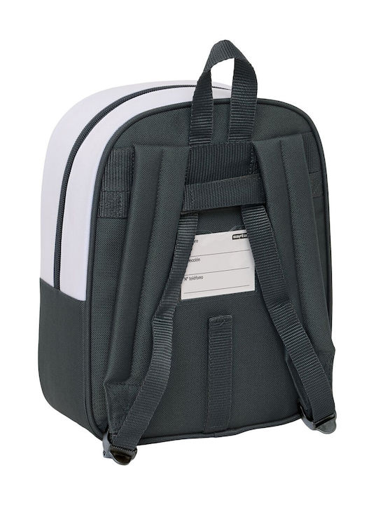 Real Madrid School Bag Backpack Kindergarten White 6Liters