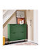 Wooden Shoe Organizer Green 100x19x90.5cm