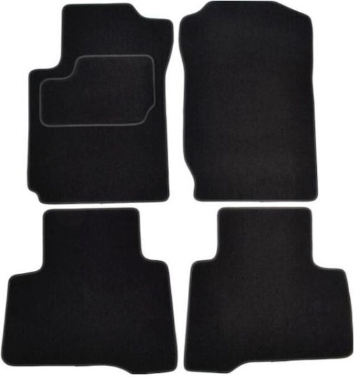Custopol Set Black Car Mats Suz40c Suzuki Grand Vitara II SUV JT TE TD – 4 Pieces