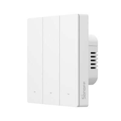 Sonoff Zbm53c80w Διακόπτης Τοίχου Αφής Wi-Fi Τριπλός με Πλαίσιο Λευκός