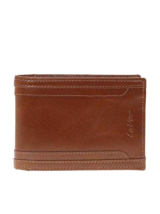 Кожен Мъжки Портфейл с RFID В Кафяво Cognac