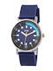 Loisir Urban Women's Watch with Blue Rubber Strap