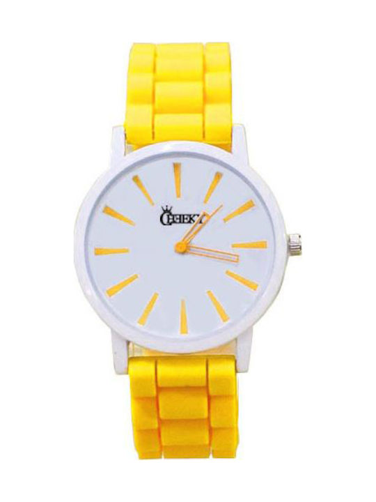 Cheeky Γυναικείο Ρολόι 42mm Μπαταρίας με Κίτριν...