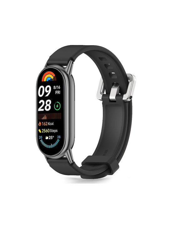 Tech-Protect ICONBAND Armband Silikon Schwarz (Smart Band 8 / Smart Band 9 / Smart Band 10)