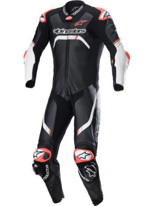 Alpinestars Gp Tech V4 Leather Motorcycle Suit Black White