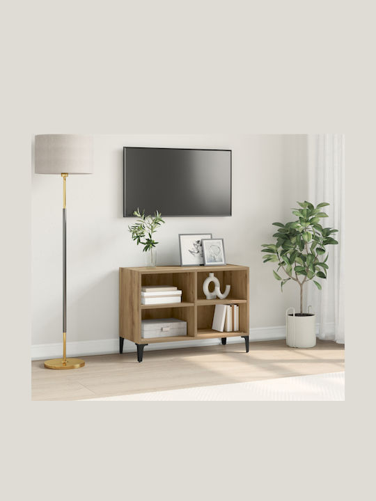 Living Room TV Unit Artisan Oak L69.5xW30xH50cm