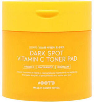 OOTD Vitamin C Dark Spot Pads Facial Toners with Niacinamide 70 Pieces