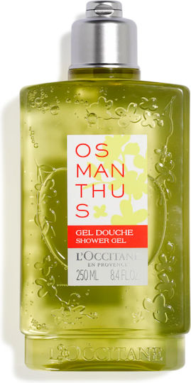 L'Occitane Osmanthus Bubble Bath Gel with Shea Butter and Woody Scent 250ml