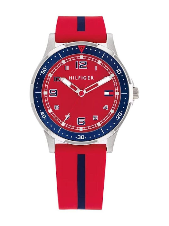 Tommy Hilfiger Παιδικό Ρολόι 34mm Κόκκινο