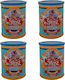 Mrs Rose Καφές Espresso Decaffeine Caramel σε Κόκκους 4x250gr