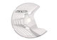 Front Disc Brake Protector Acerbis Linear J Honda Kawasaki Yamaha Sherco 24-25 White