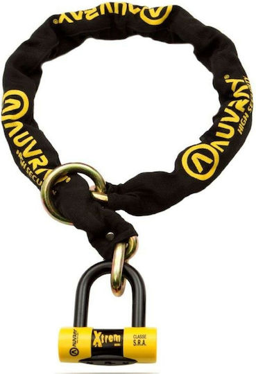 Верига против кражба за мотоциклет Ключалка Auvray Set Chain Lasso 100cm Sra Art4