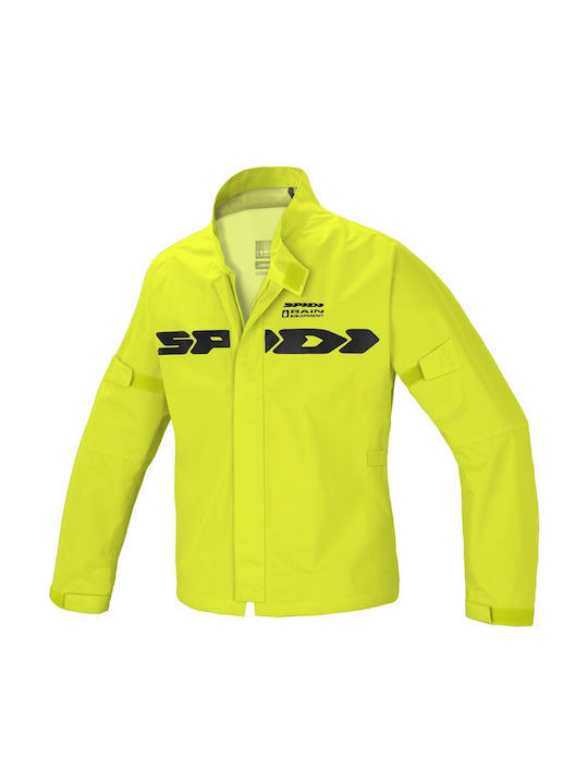 Spidi Sport Rain Ανδρικό Αδιάβροχο Μπουφάν Μηχανής Κίτρινο Χρώμα