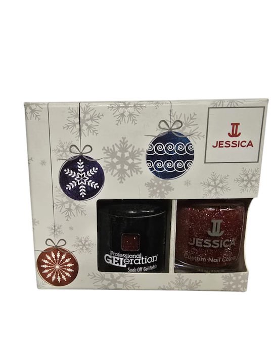 Set Winter Jessica Culori Personalizate Lac de Unghii Purple Lust 14.8 Ml + Geleration Profesional Lac de Unghii Semipermanent Purple Lust 15 Ml Set Winter Jessica Culori Personalizate Lac de Unghii Purple Lust 14.8 Ml + Geleration Profesional Lac de Unghii Semipermanent Purple Lust 15 Ml