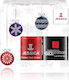 Set Winter Jessica Professional Geleration Lac de Unghii Semipermanent Hearts On Fire 15 Ml + Lac de Unghii Custom Colors Hearts On Fire 14.8 Ml