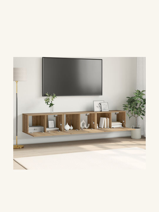 Living Room TV Unit Beech Art L60xW30xH30cm