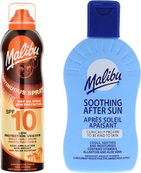 Malibu Dry Oil Spray Spf10 175ml + After Sun Balm 200ml