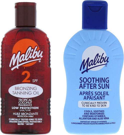 Malibu Sun Ulei Autobronzant Spf2 200ml + Balsam After Sun 200ml