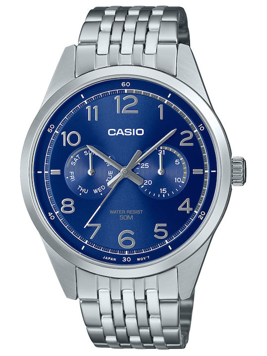 Casio Мъжки Часовник 50мм Хронограф На Батерия ...