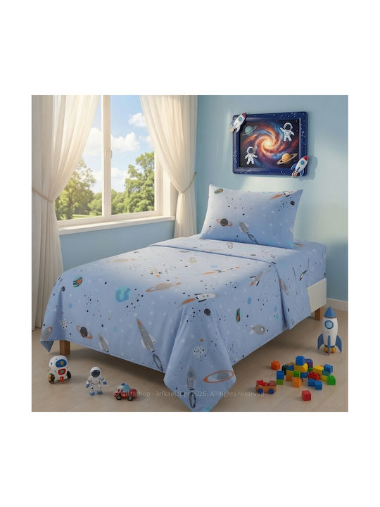 Casa Colori Sheet Set Single Cotton N5 160x260cm 3pcs