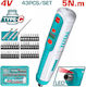 Total TSDLI04062 Battery Screwdriver 4V 1x1.3Ah