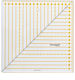 Square Ruler Tailoring Patchwork Graphic Design 20x20 Cm 8x8 Inch Prym 611657