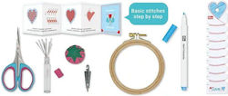 Embroidery Kit Beginners Instructions Hoop Needles Bobbin Scissors Other Accessories Prym Love