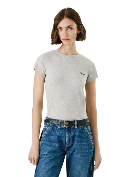 Pepe Jeans Γυναικείο T-shirt Γκρι