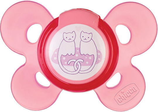 Chicco Physio Comfort Πιπίλα Σιλικόνης Ροζ για 4+ μηνών