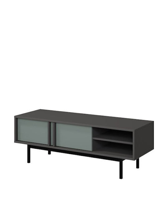 TV Stand Levali 109 Dusty Green Anthracite M123xP43xH43cm