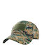 Men's Military Style Cap Jockey M02 270607 gbr Green Brown