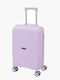 Bartuggi Cabin Hard Purple Suitcase with 4 Wheels Height 55cm