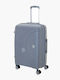 Bartuggi Cabin Hard Gray Suitcase with 4 Wheels Height 55cm