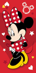 Disney Minnie Pretty In Red Bath Towel Beach Towel 70x140cm