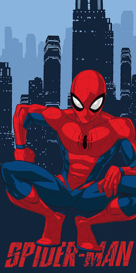 Spiderman City Bath Towel Beach Towel 70x140cm