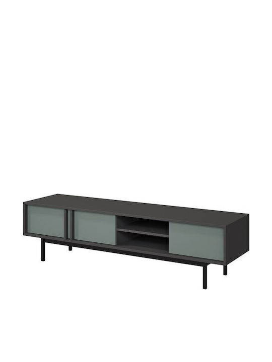 Stand TV Levali 108 Antracit, Verde Prafuit Lun...