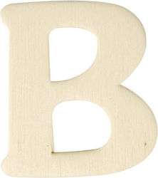 Ξυλ Γραμματα Λατιν 4 Cm B