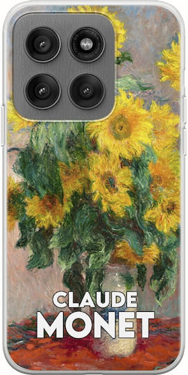 Claude Monet Motorola Edge 60 Pro 5G Гъвкав TPU Прозрачен Силикон